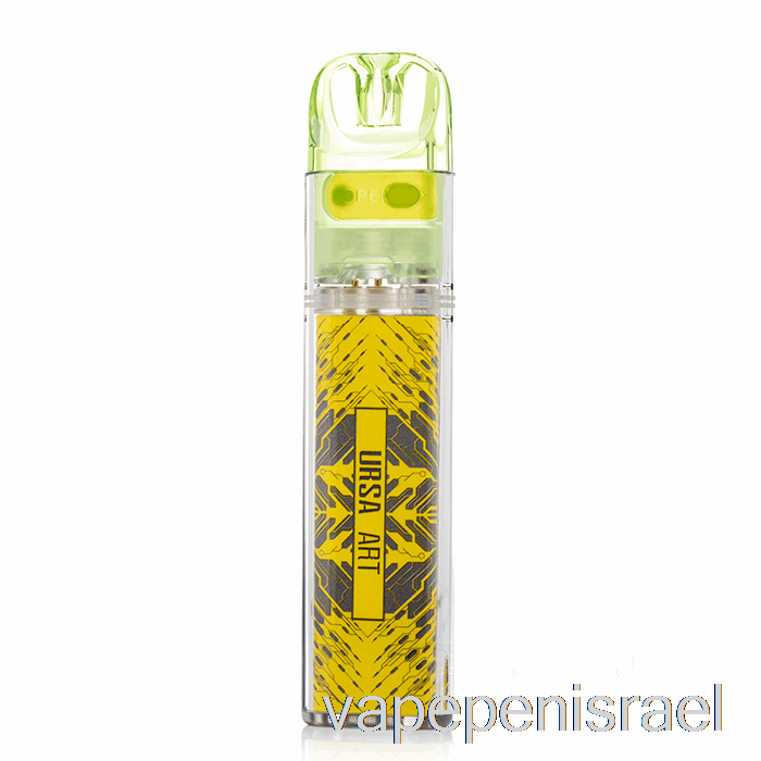 חד פעמי Vape Israel איבד Vape Ursa Nano Art 18w ערכת פוד צהוב חולות X Kaleido Art